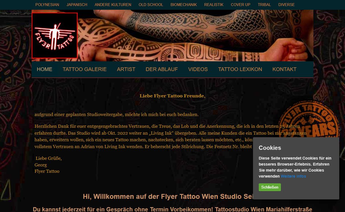 Tattoo Wien - Professionelles Tattoo & Piercingstudio in 1060 Wien