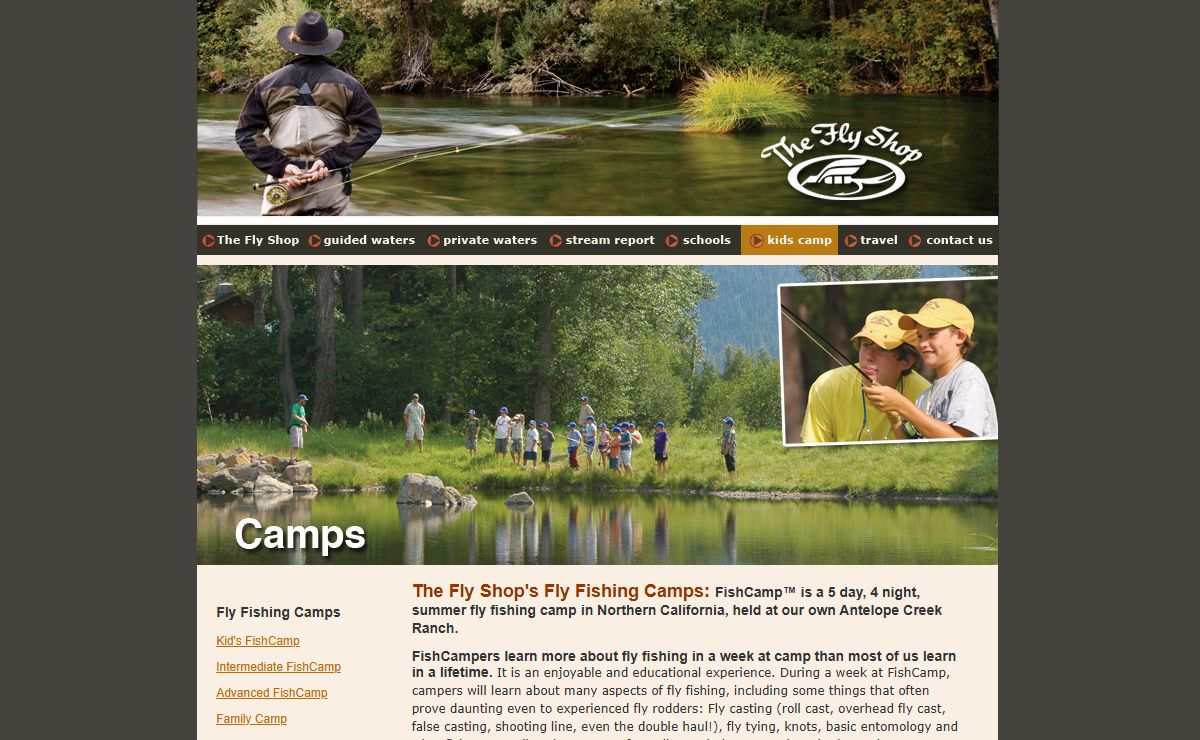 Kids Fly Fishing Camp (FishCamp) at The Fly Shop®