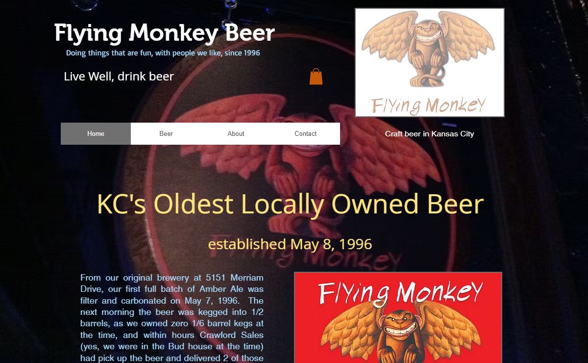flying monkey brewery, flying monkey beer, kc beer,flying monkey