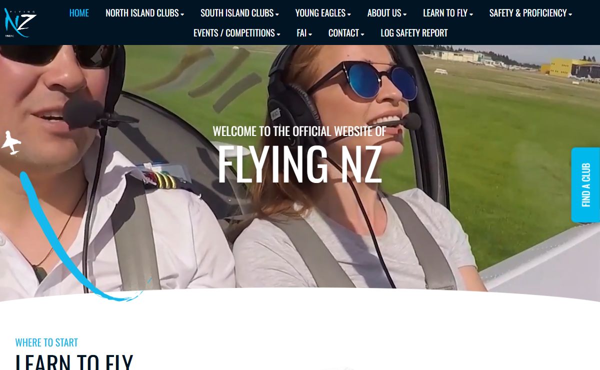Flying New Zealand - HOME