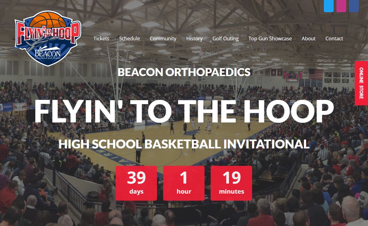 Flyin' To The Hoop – Basketball Invitational | Beacon Orthopaedics Flyin' to the Hoop