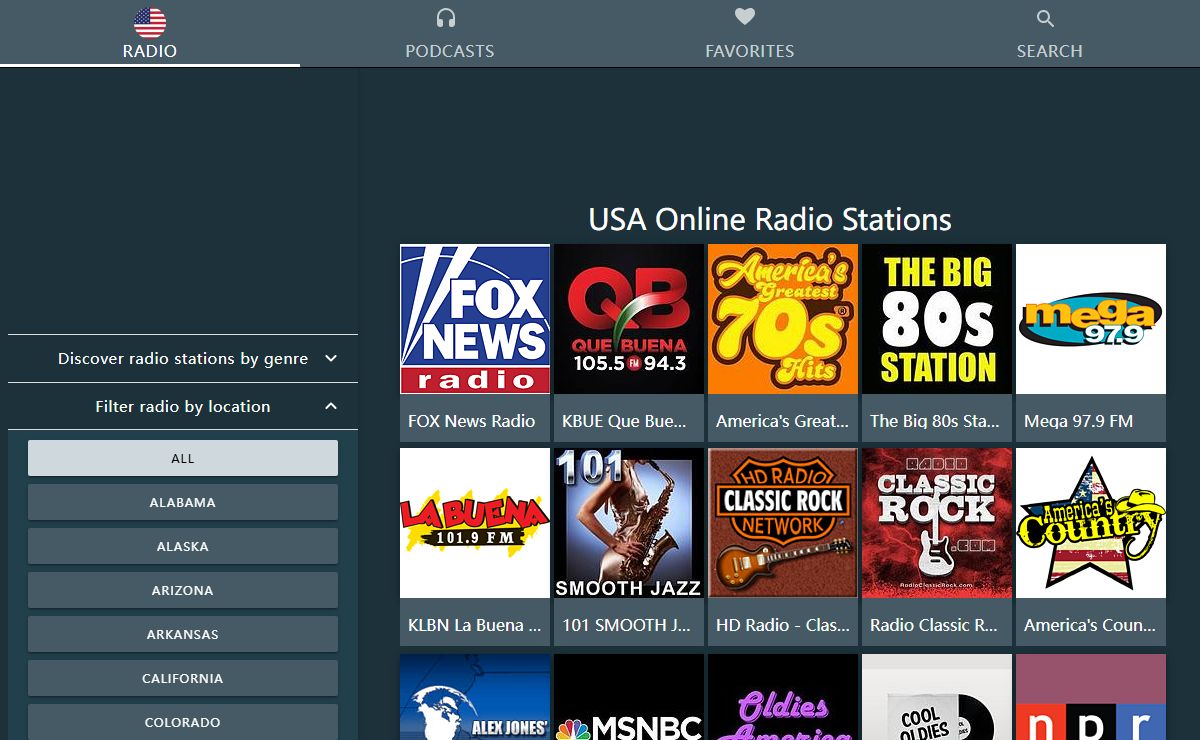 FM Radio Free: live online radio stations in the USA