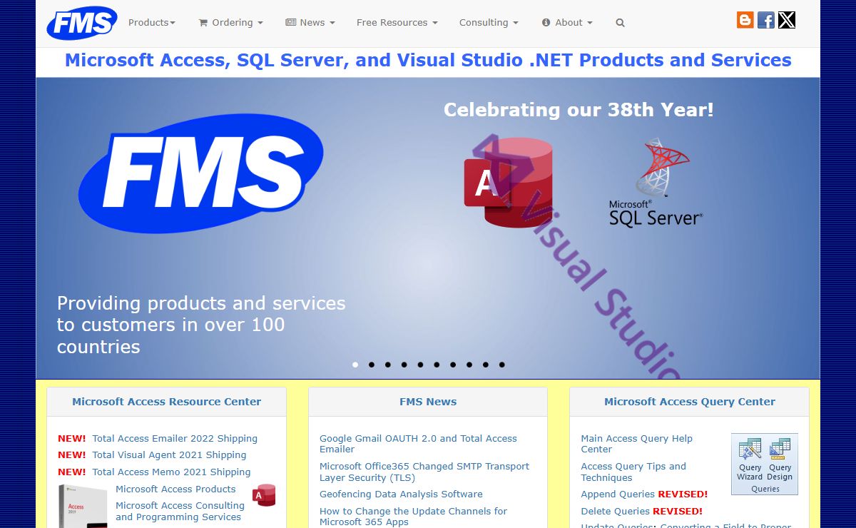 Microsoft Access, SQL Server, Visual Studio .NET, and VB6 Developer Products, Consulting and Programming Services in Vienna, Virginia