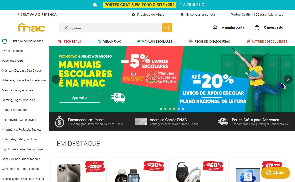 Fnac - Cultura, Tecnologia, Lazer