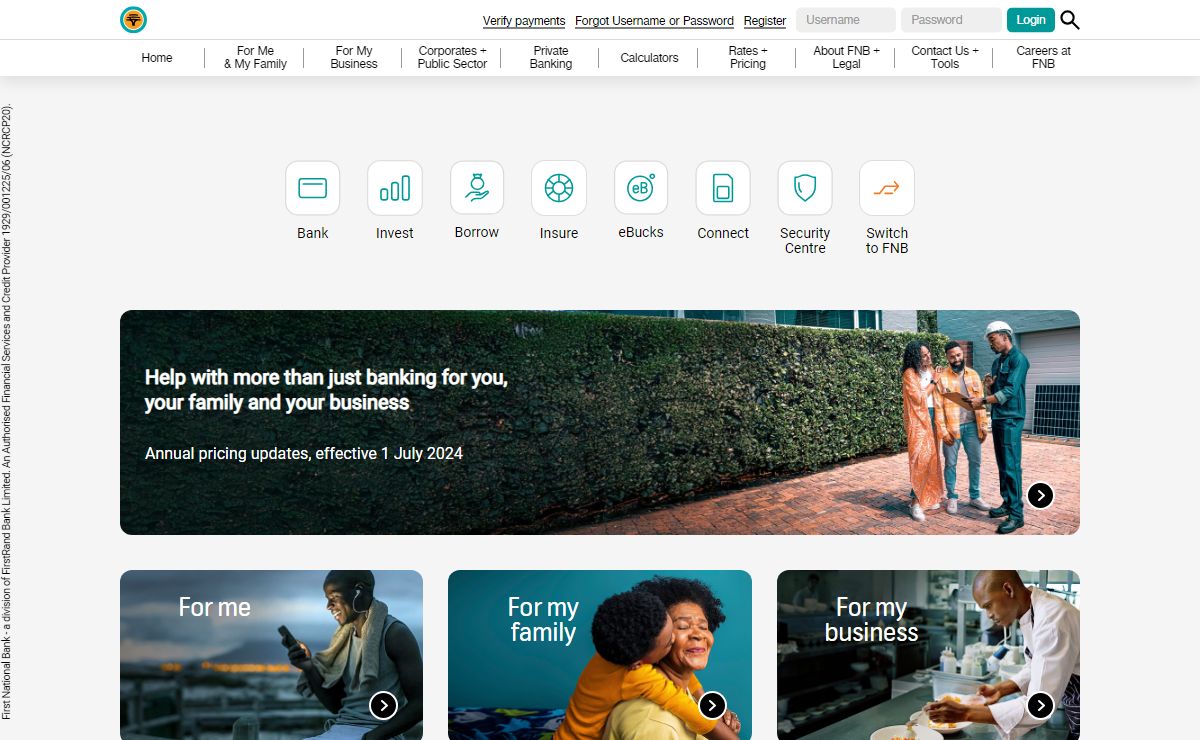 Easy & Efficient Personal, Family and Business Banking | FNB