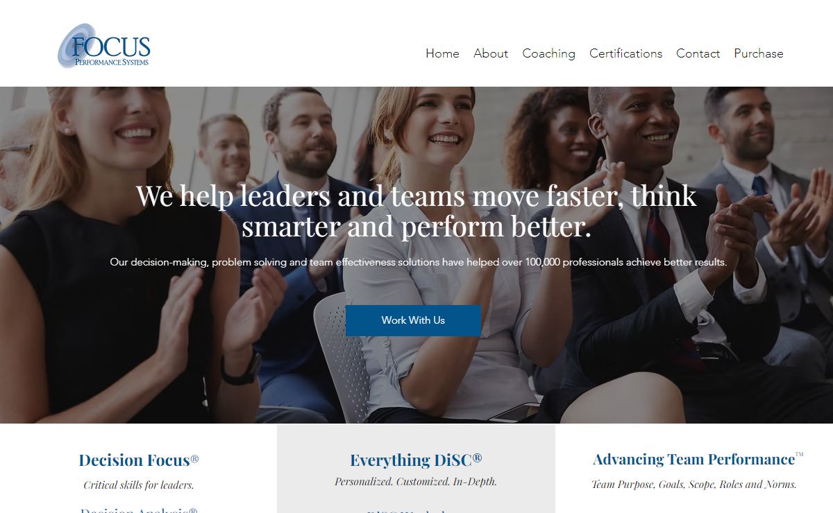 Leadership & Team Effectiveness | Focus Performance Systems