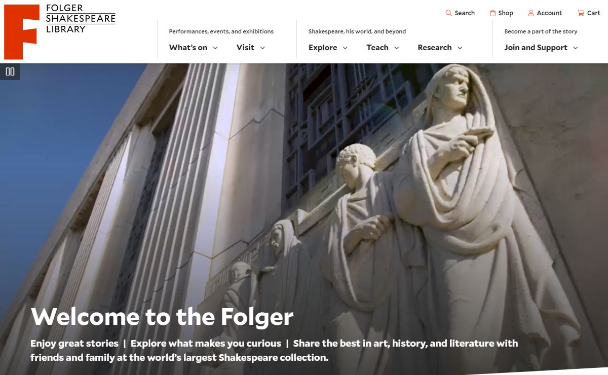 Home | Folger Shakespeare Library