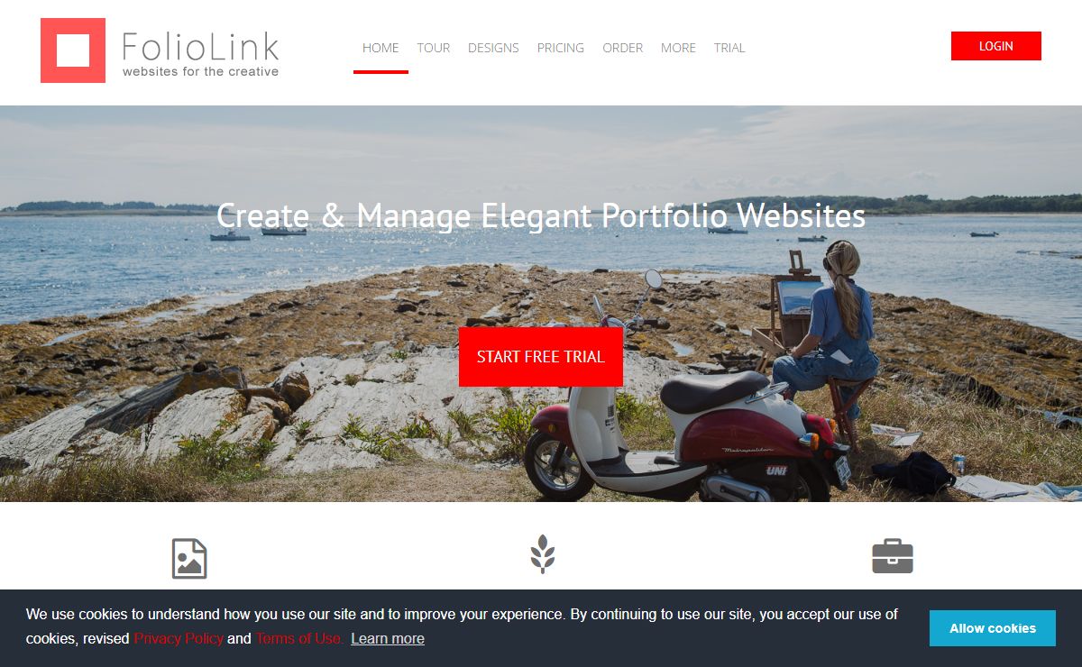 Professional Websites for Photographers and Artists / FolioLink.com