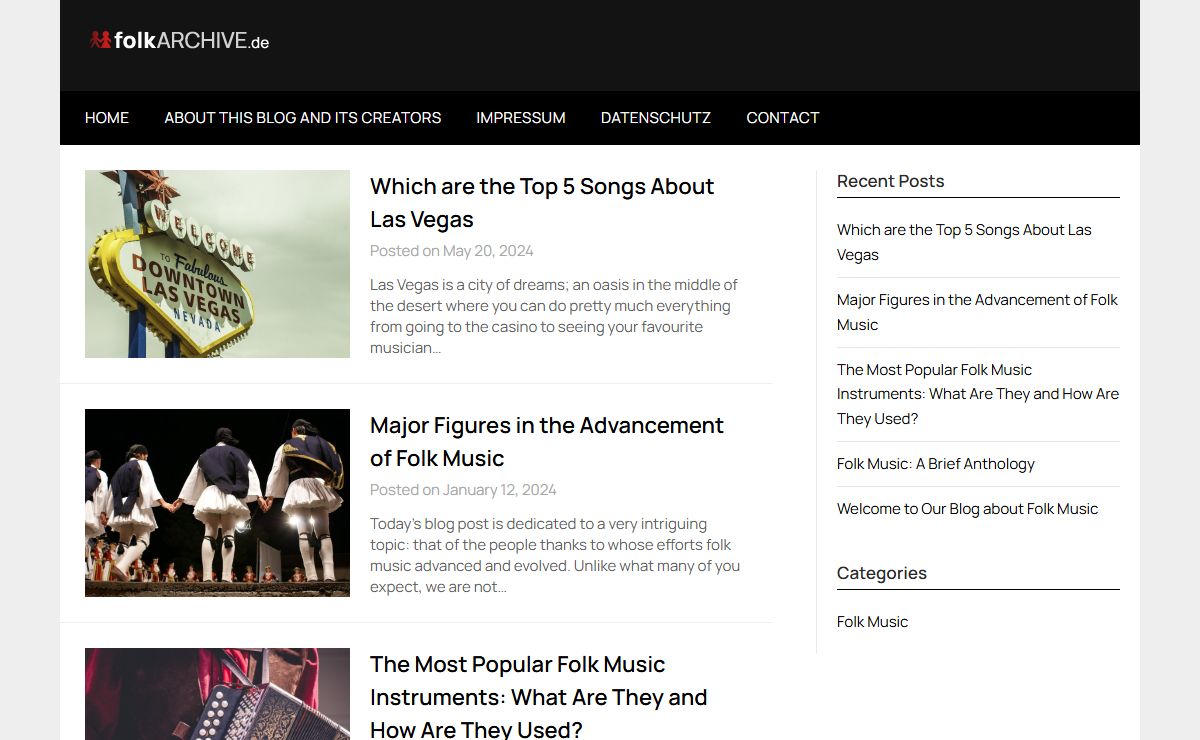 Welcome to the Most Inspiring, Comprehensive Folk Music Blog