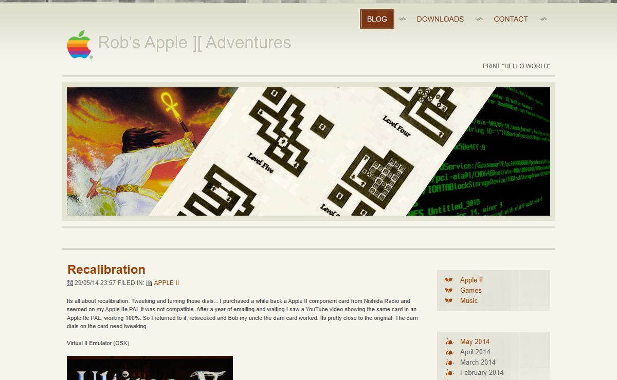 Rob's Apple II Adventures