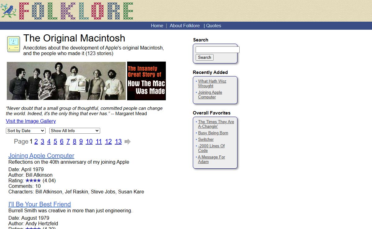 Folklore.org: The Original Macintosh