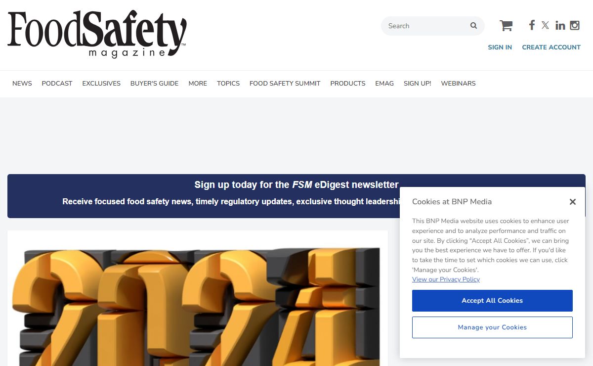 Food Safety | For Food Safety Professionals across the food and beverage supply chain.