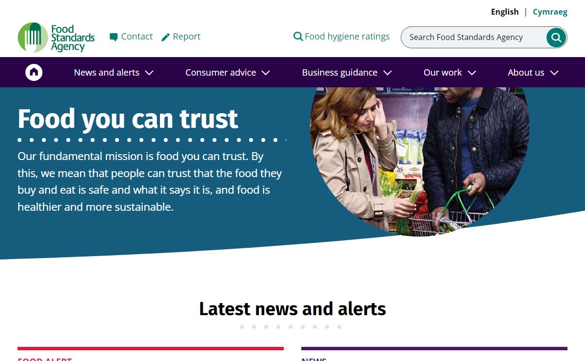 Homepage | Food Standards Agency