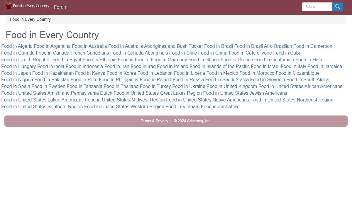 Food in Every Country