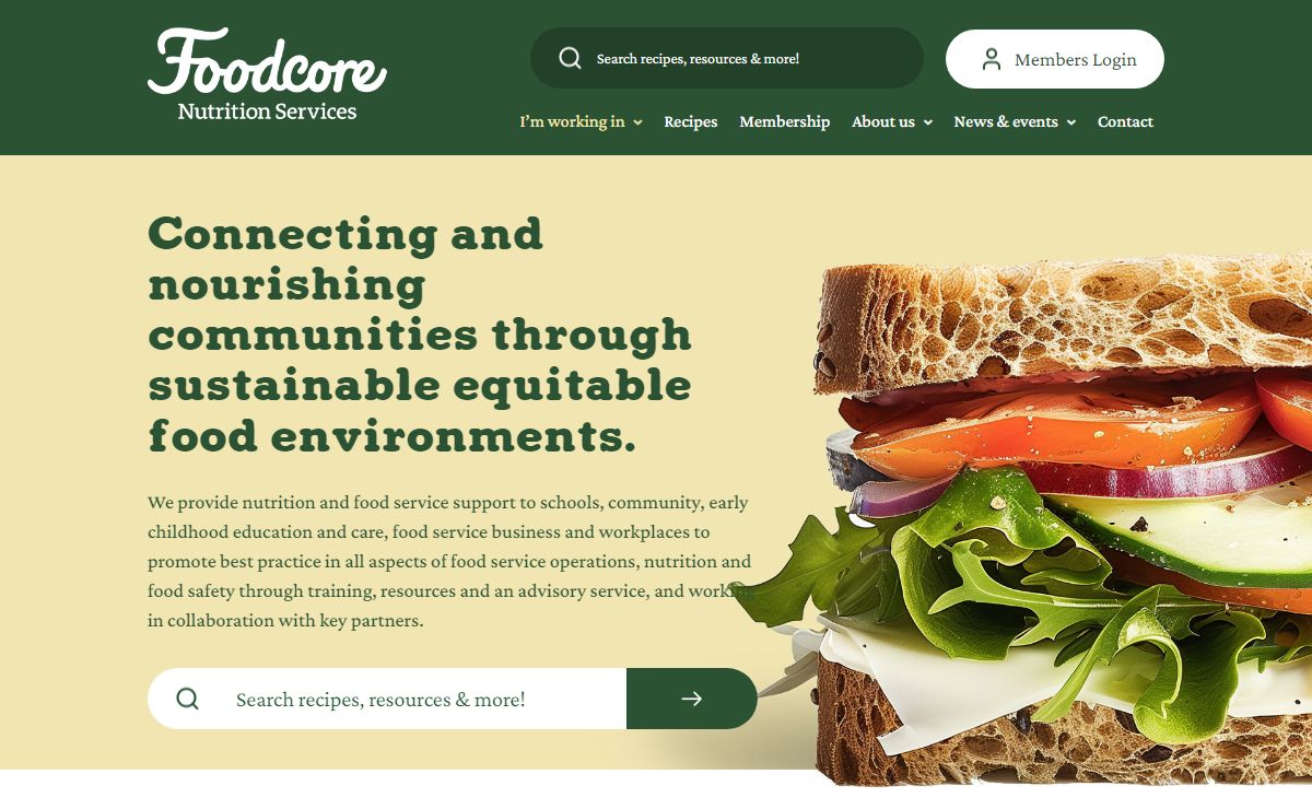 Foodcore Nutrition Services: Uniting People Through healthy Eating