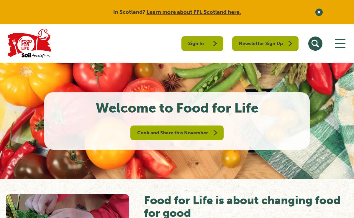 Changing food for good | Food for Life