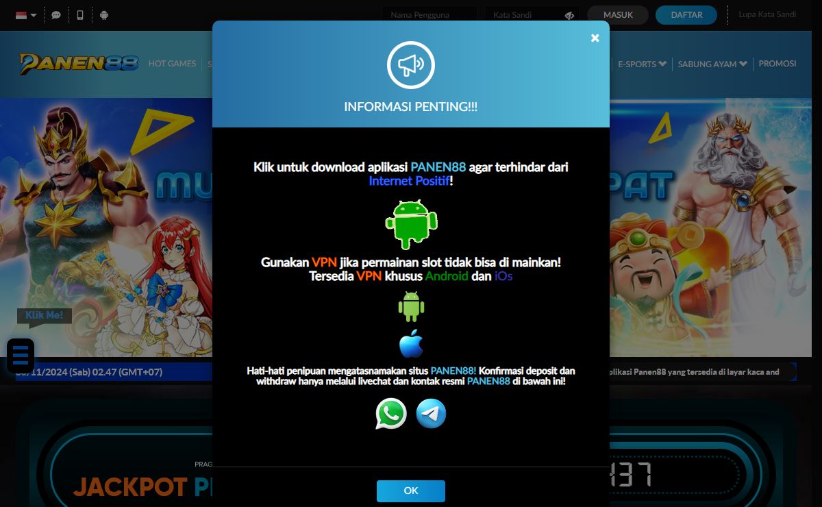 PANEN88: Situs Slot Gacor Hari Ini Online Terbaru Gampang Menang Link Slot88