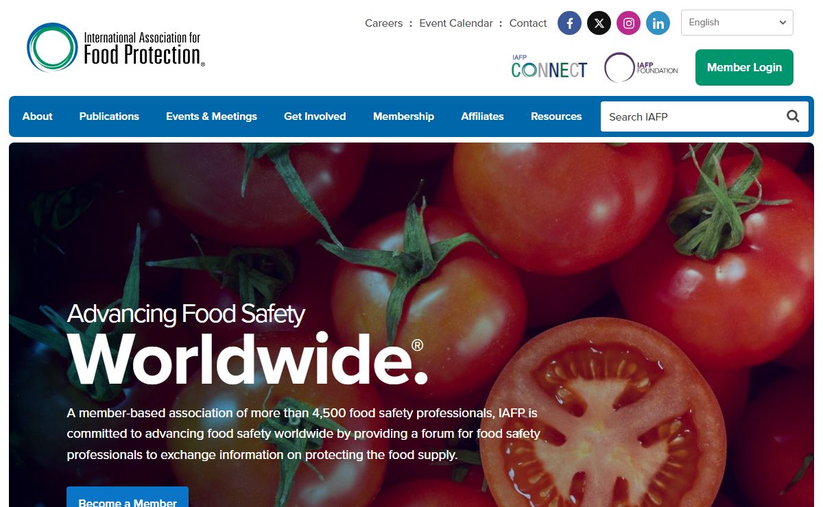 International Association for Food Protection - International Association for Food Protection
