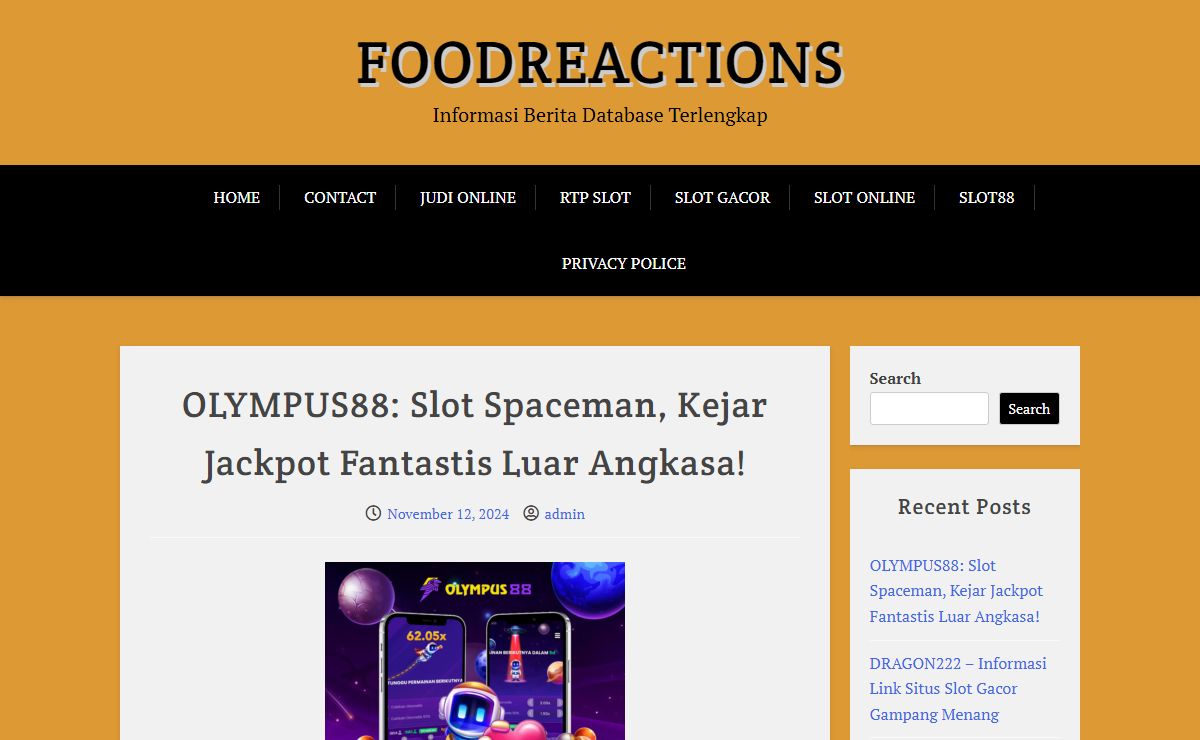 Foodreactions - Informasi Berita Database Terlengkap