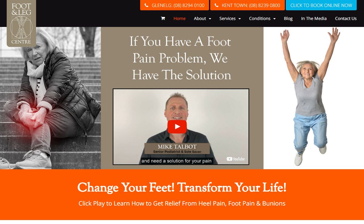 Homepage - Foot & Leg Centre