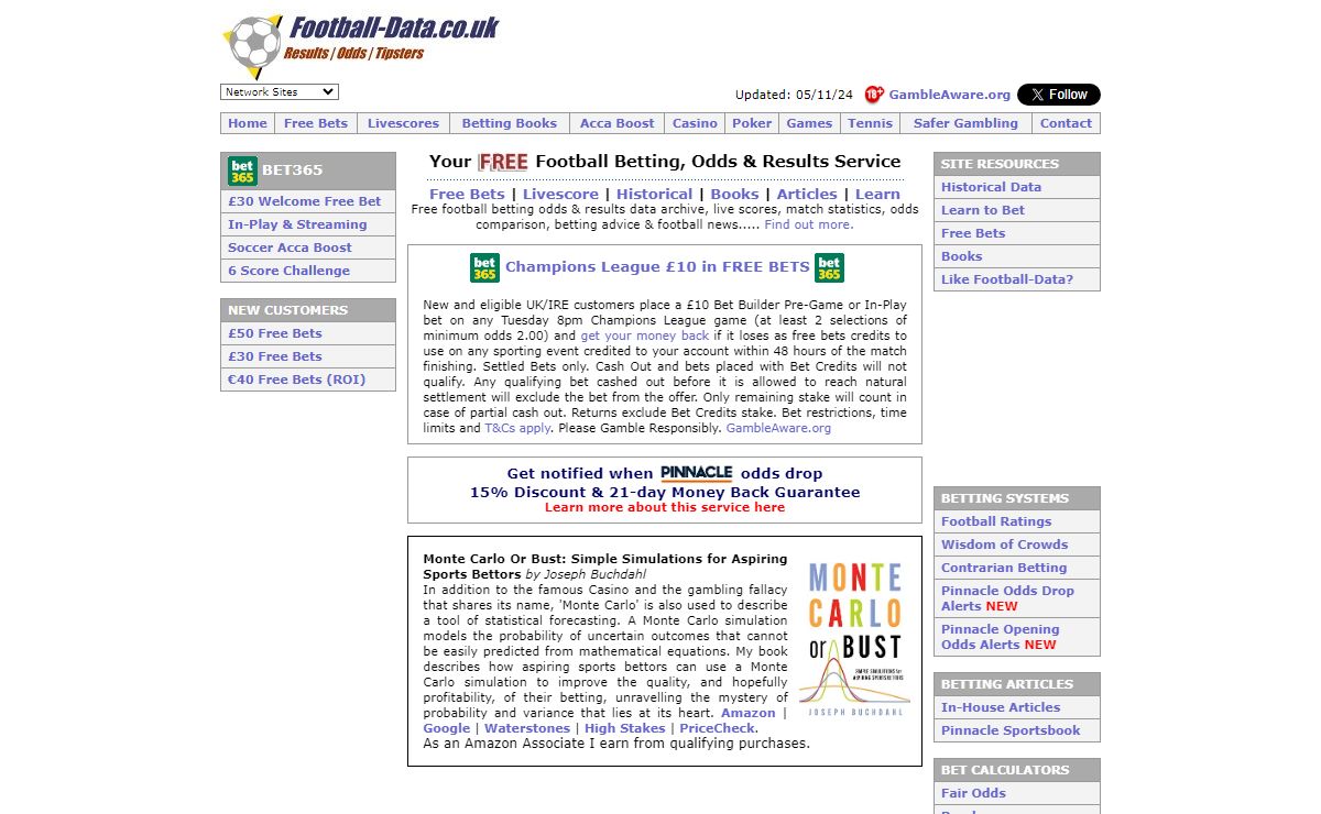 Football Betting | Football Results | Free Bets | Betting Odds