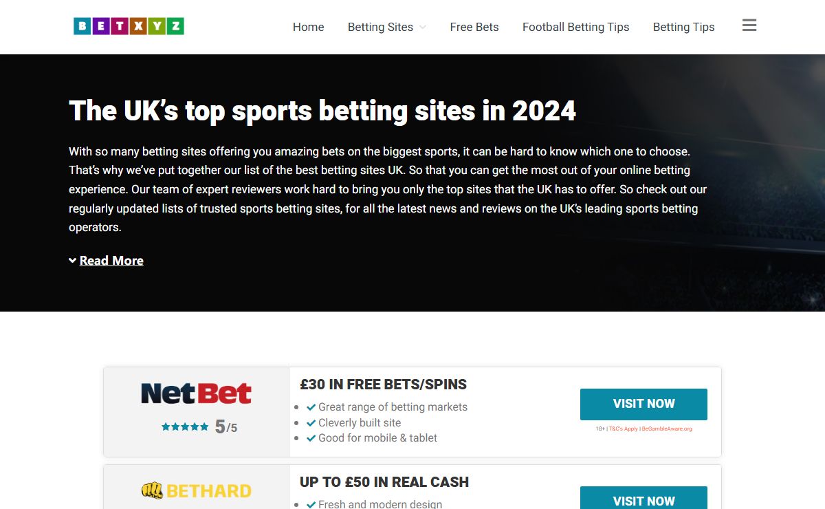 The UK's Top Sports Betting Sites in 2024 | Free Bets & Reviews