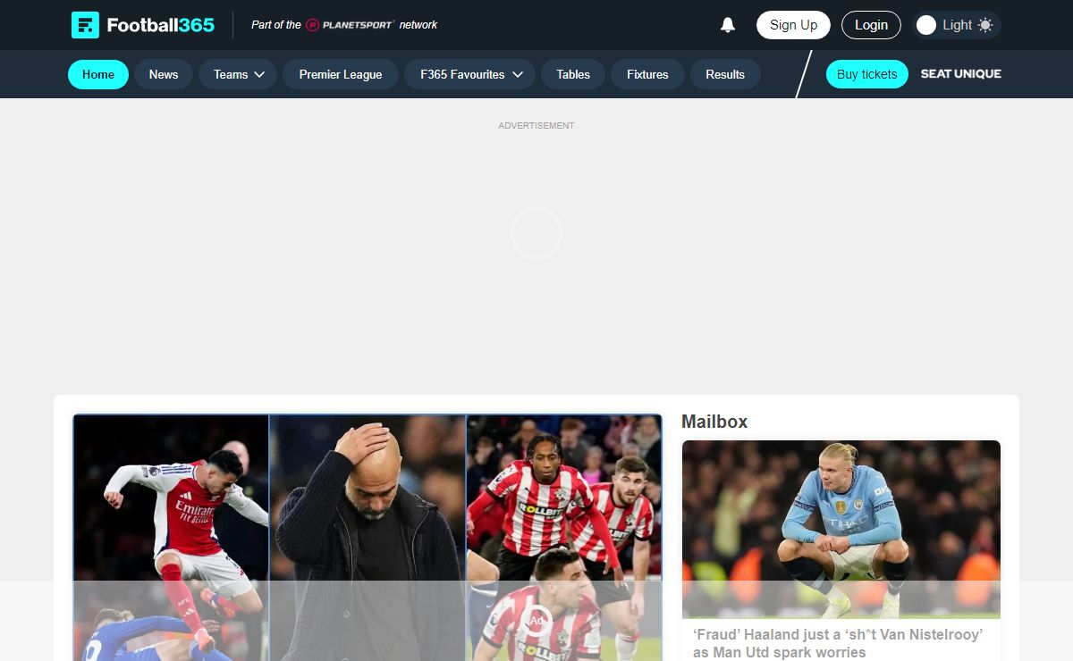 Football365 - Football news, transfers, tables, stats, fixtures and results