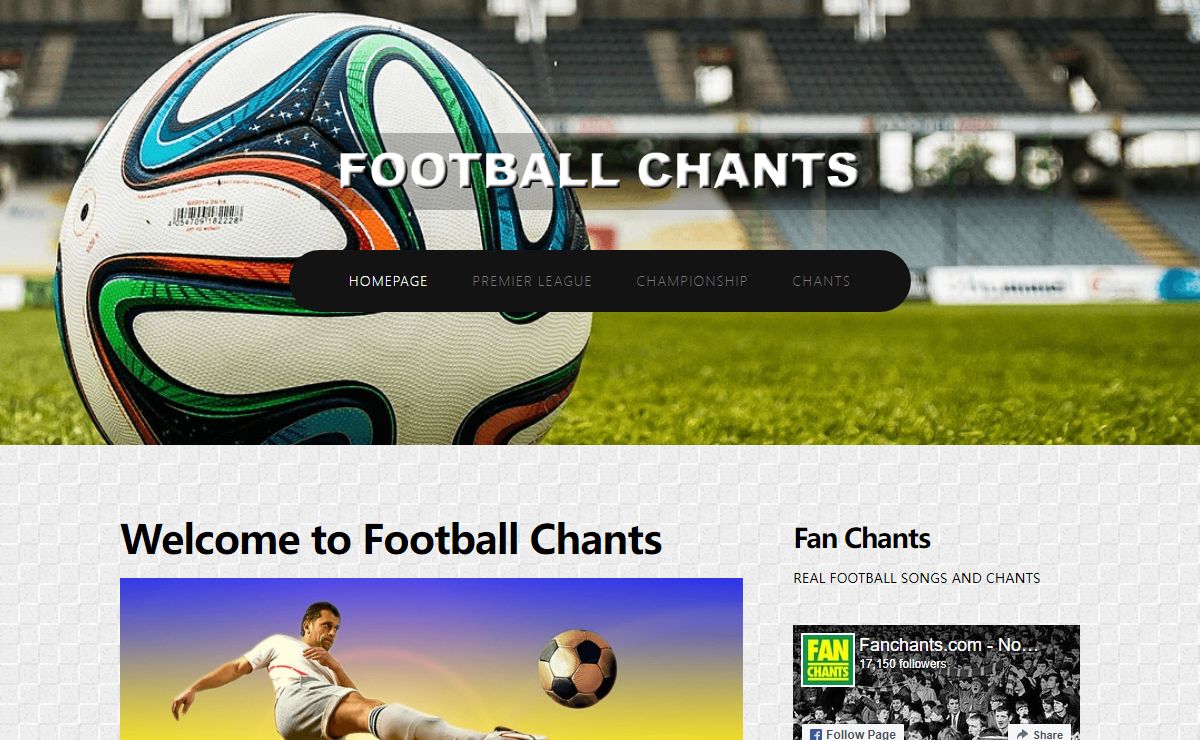 Football Chants - Football Clubs and Chants