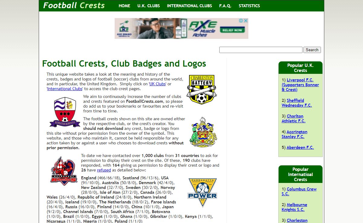 Football Crests, Club Badges and Logos