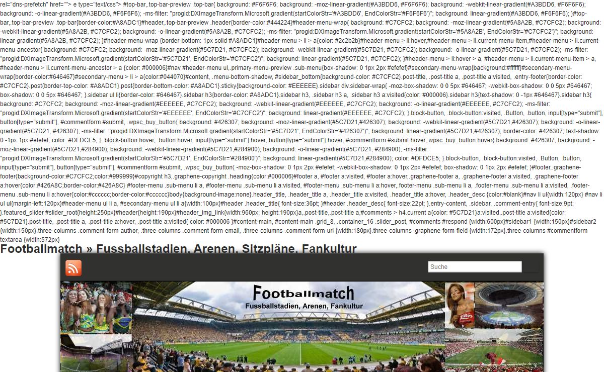 Footballmatch » Fussballstadien, Arenen, Sitzpläne, Fankultur