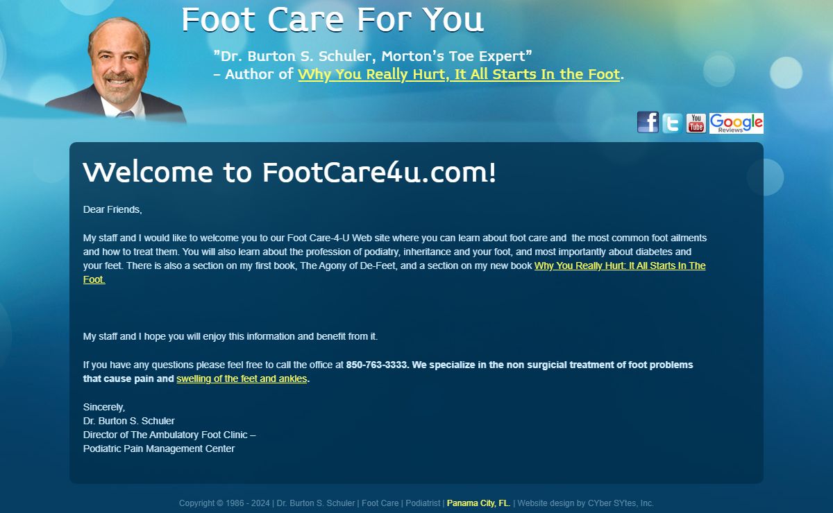 Welcome to FootCare4u.com!