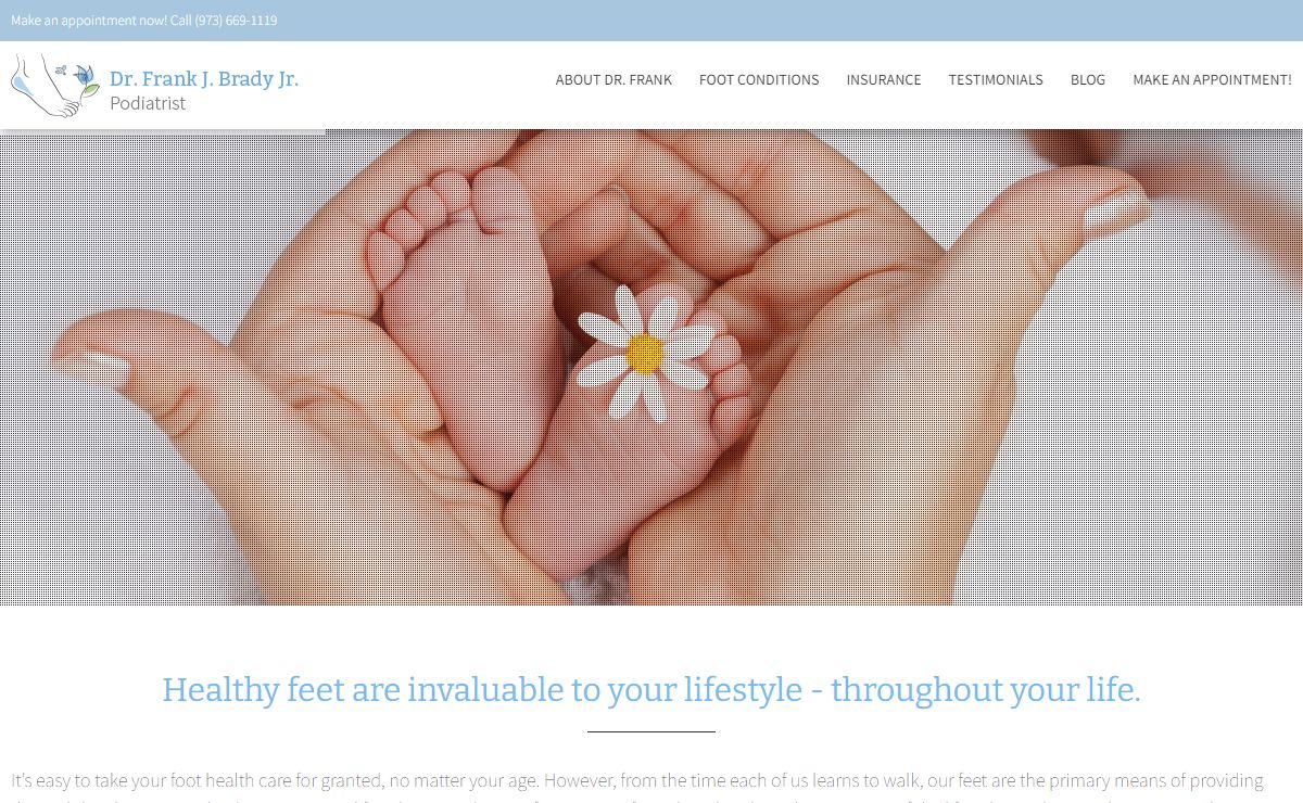 Dr. Frank Brady Jr. – Podiatrist | Helping your feet and lifestyle stay younger.