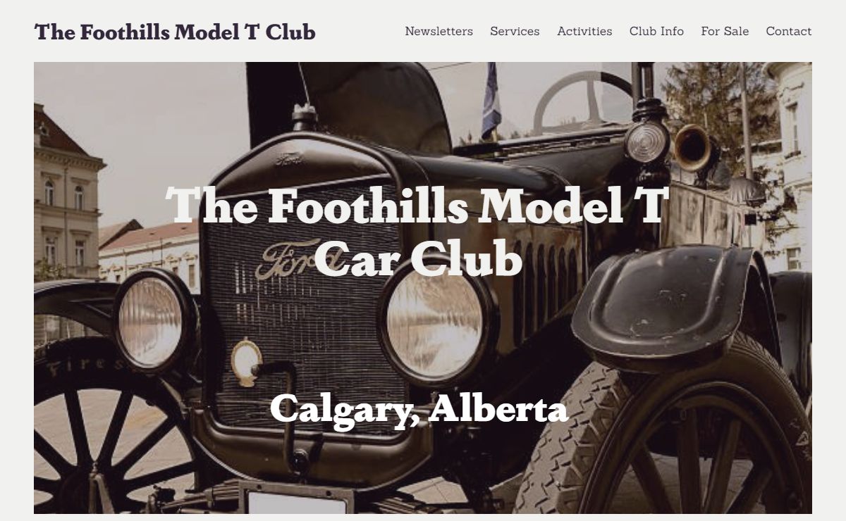 The Foothills Model T Club