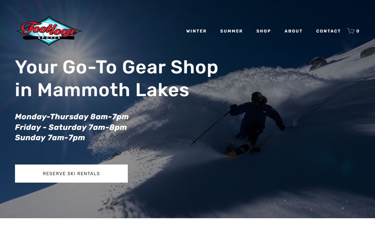 Footloose Sports - Mammoth Lakes Gear Shop