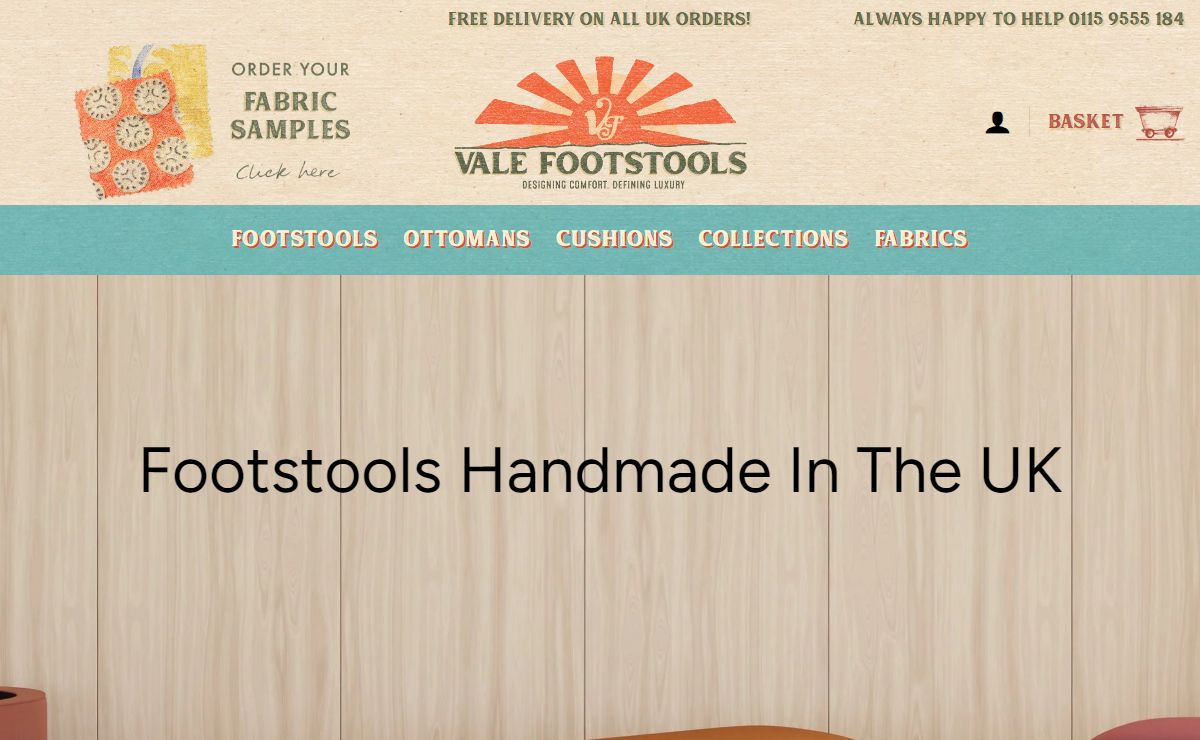 Welcome To Vale Footstools – Your Footstool & Ottoman Experts