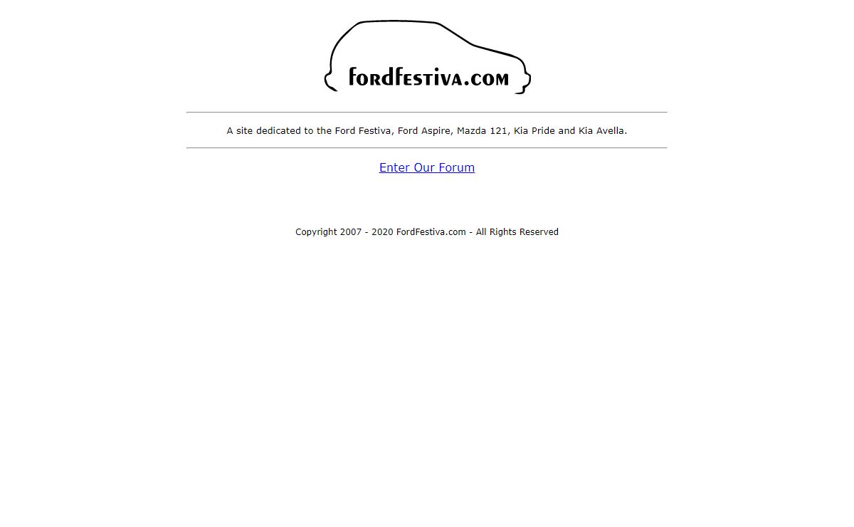 Welcome to FordFestiva.com