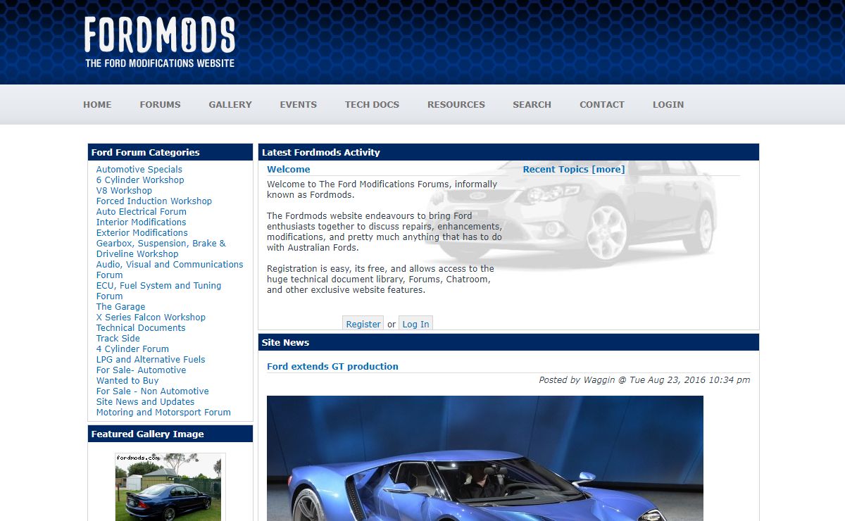 The Ford Modifications Website - www.fordmods.com