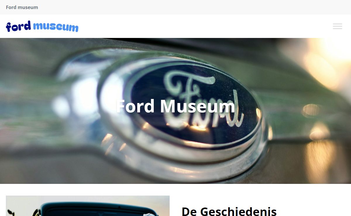 Ford museum - That good old Ford