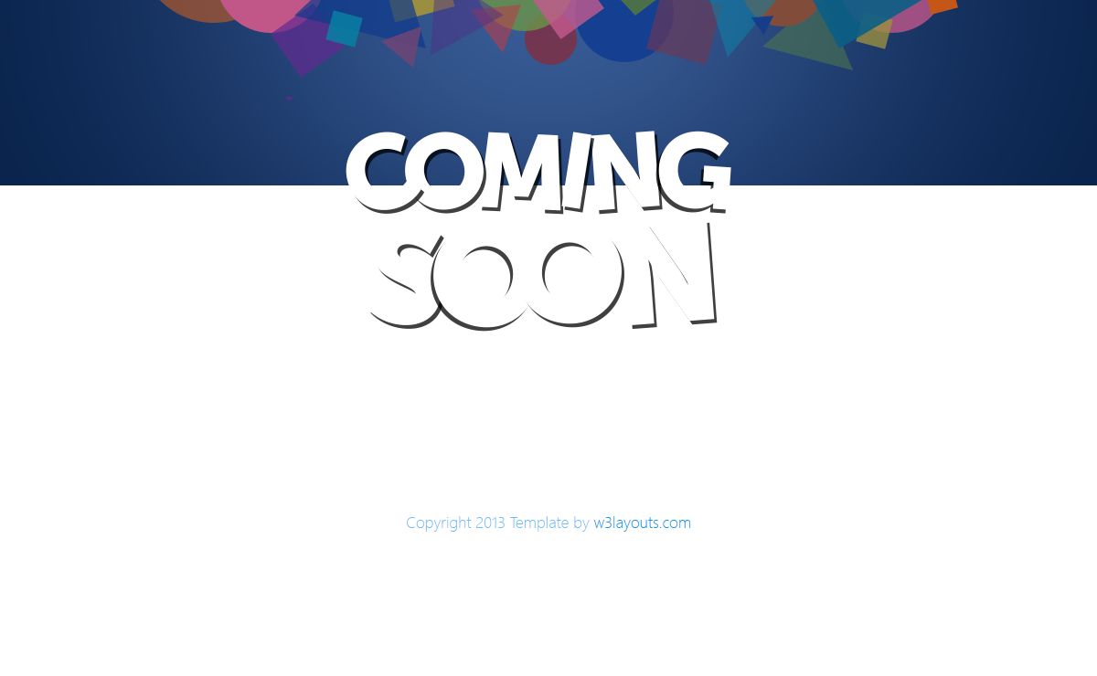 The Coming soon Website Template | Home :: w3layouts