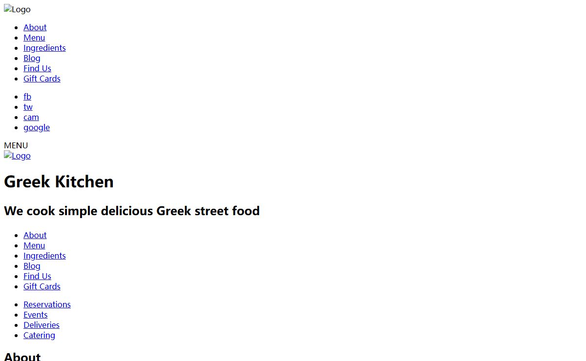 Greek Kitchen - Hungry Donkey