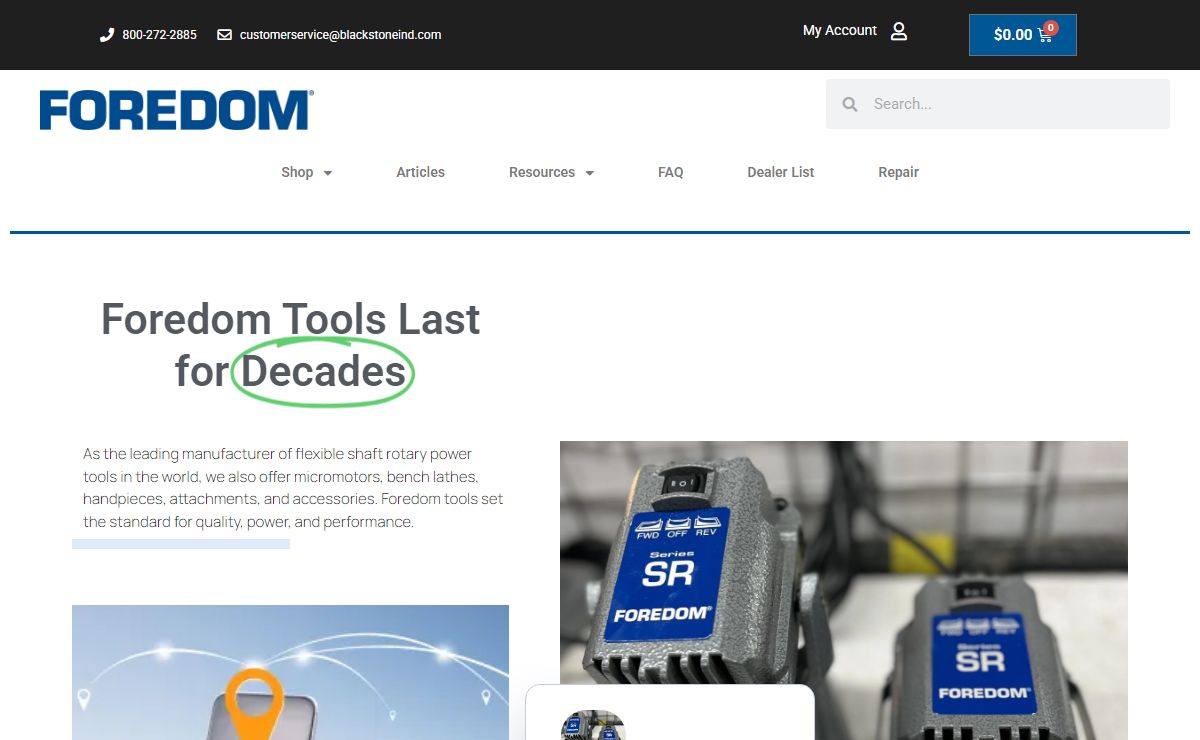 Foredom Electric Co. - Rotary Tools, Micromotors, Bench Lathes, Handpieces, Attachments, and Accessories | Foredom