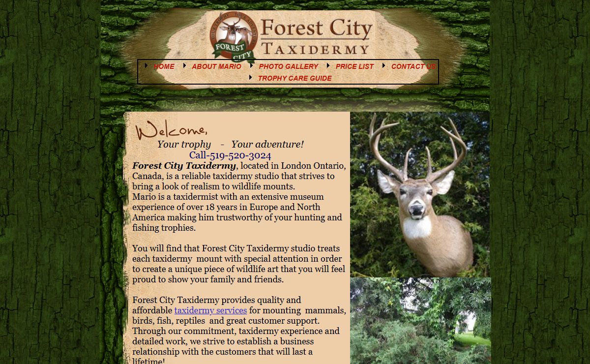 Taxidermy Ontario , Wildlife Mounts, Trophy hunt, Taxidermist near me
