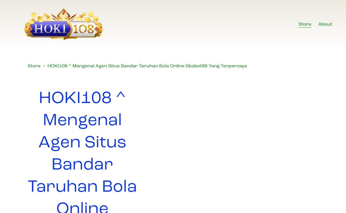 HOKI108 ^ Mengenal Agen Situs Bandar Taruhan Bola Online Sbobet88 Yang Terpercaya