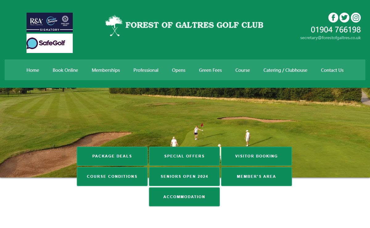 My Homepage - Forest of Galtres Golf Club