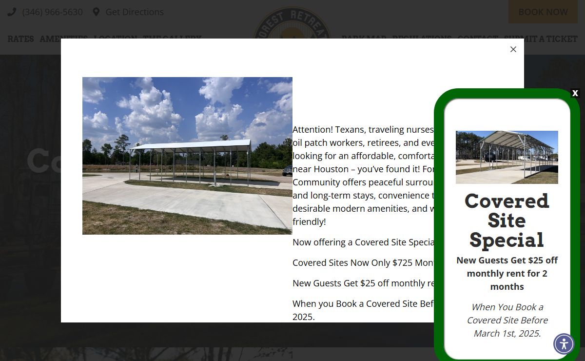 Forest Retreat RV Park | RV Resort & Community New Caney, TX