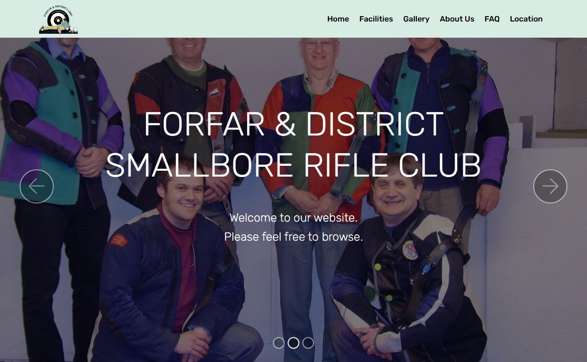 Forfar SBRC: Home