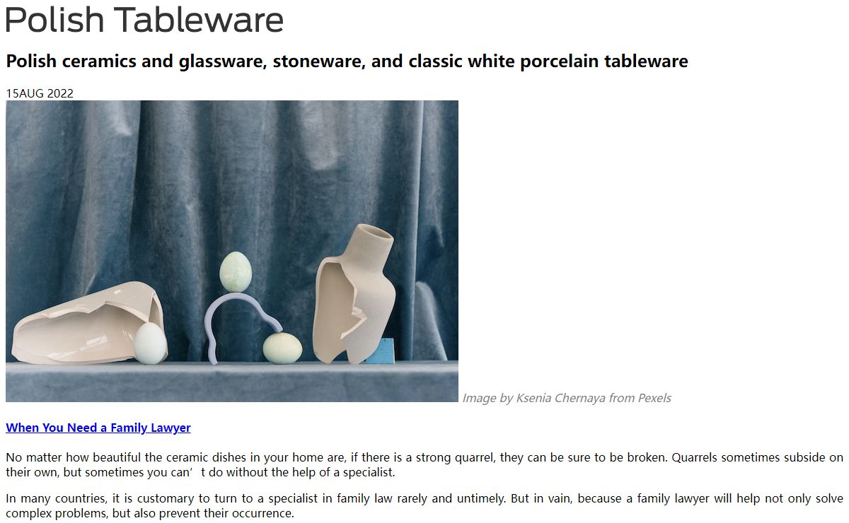 Polish Tableware