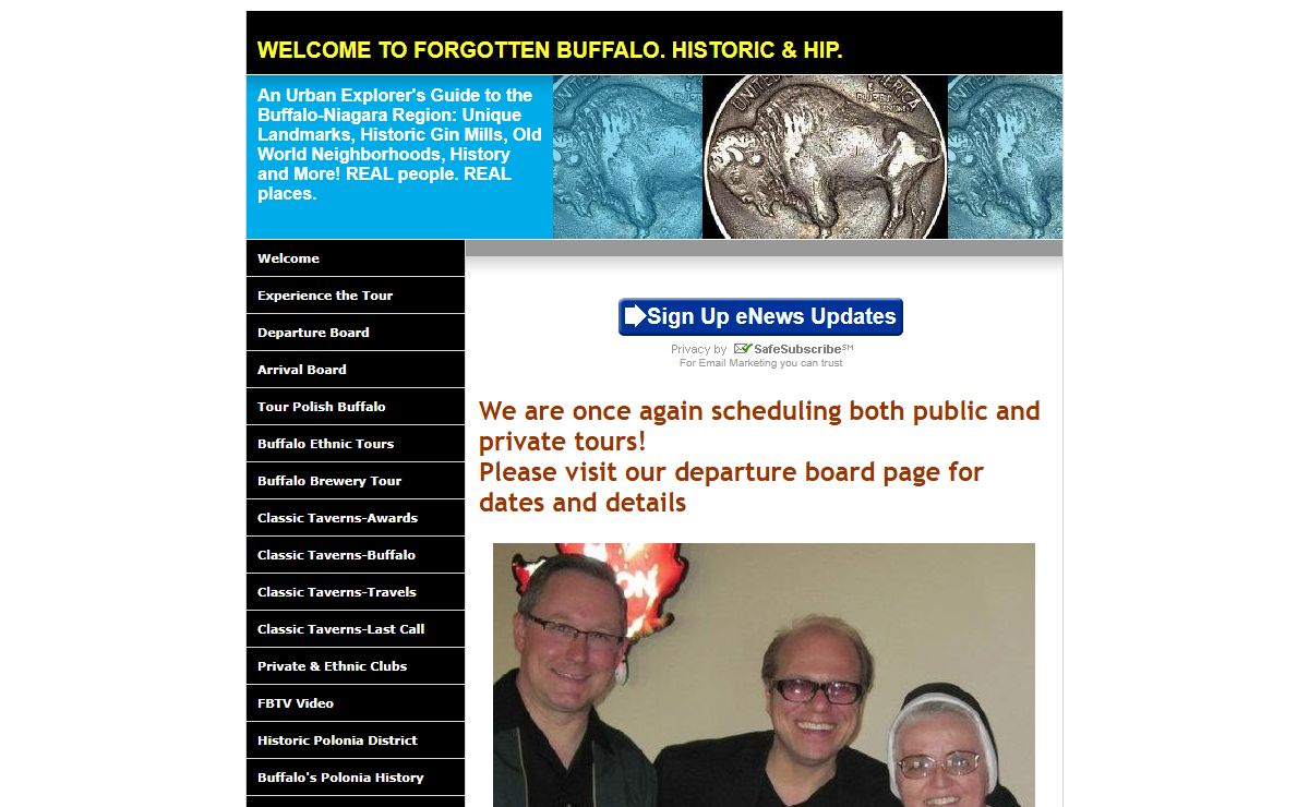 Welcome to Forgotten Buffalo Tours - Original Off the Beaten Path Sightseeing Tours of Buffalo, New York