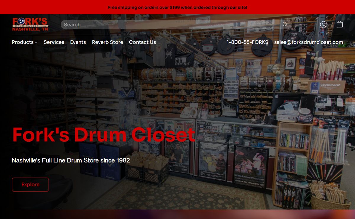 Fork's Drum Closet