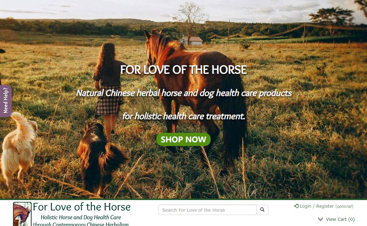 For Love of the Horse : Contemporary Chinese Herbalism for Horse and Dog Health